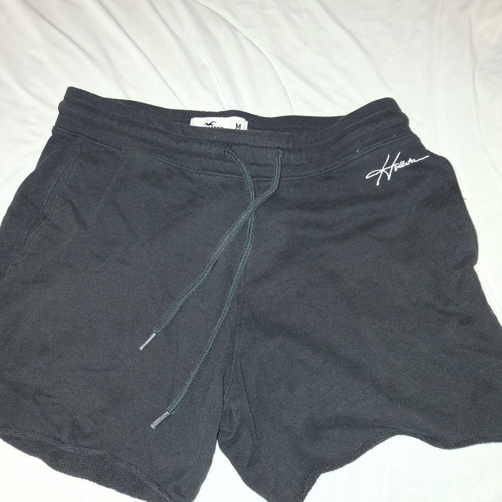 Hollister Men's Athletic Shorts - Light Blue, Black, Gray - Picture 6 of 14